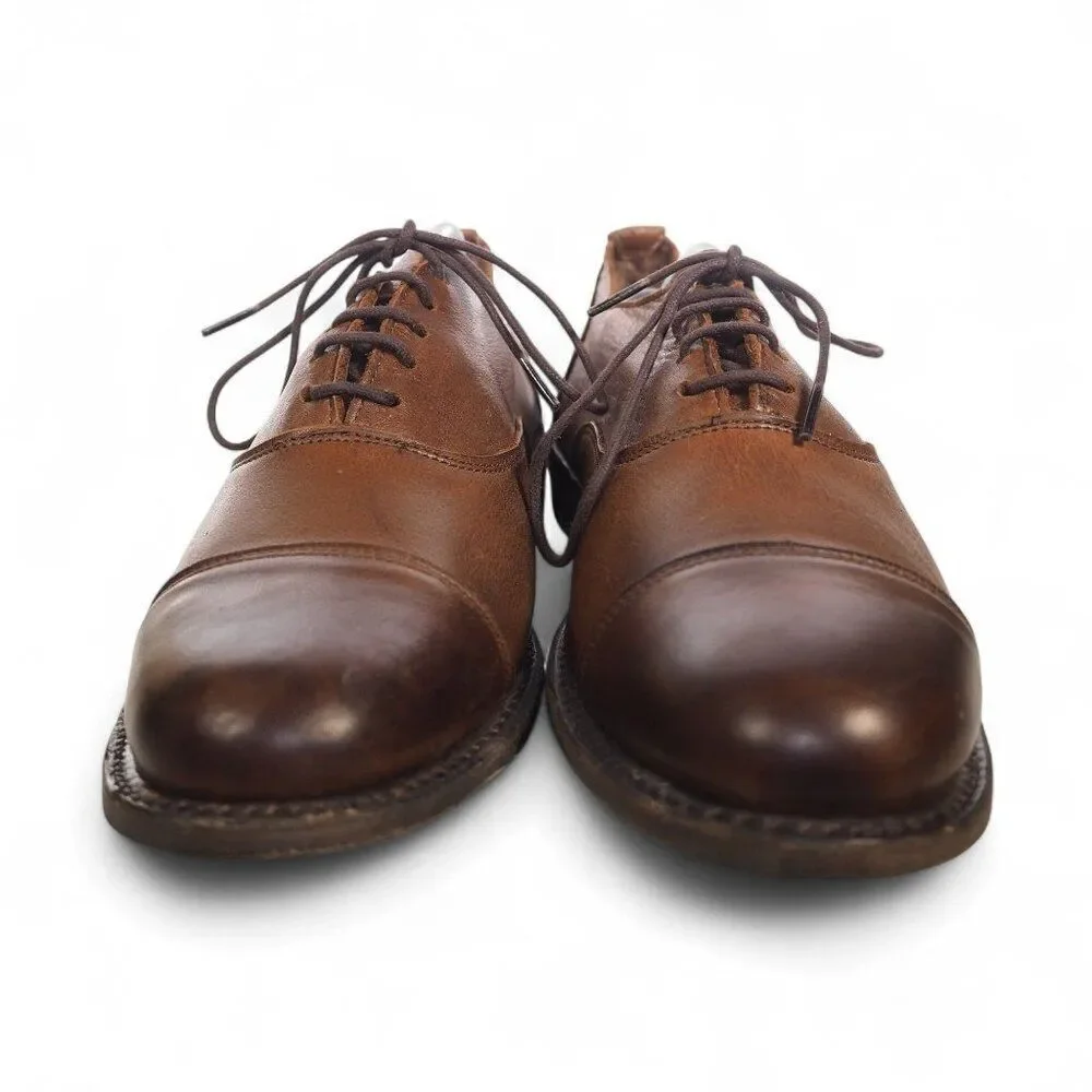Walk-Over Vintage Collection Cap‎ Toe Leather Oxfords Brown T10137 Men's 11M